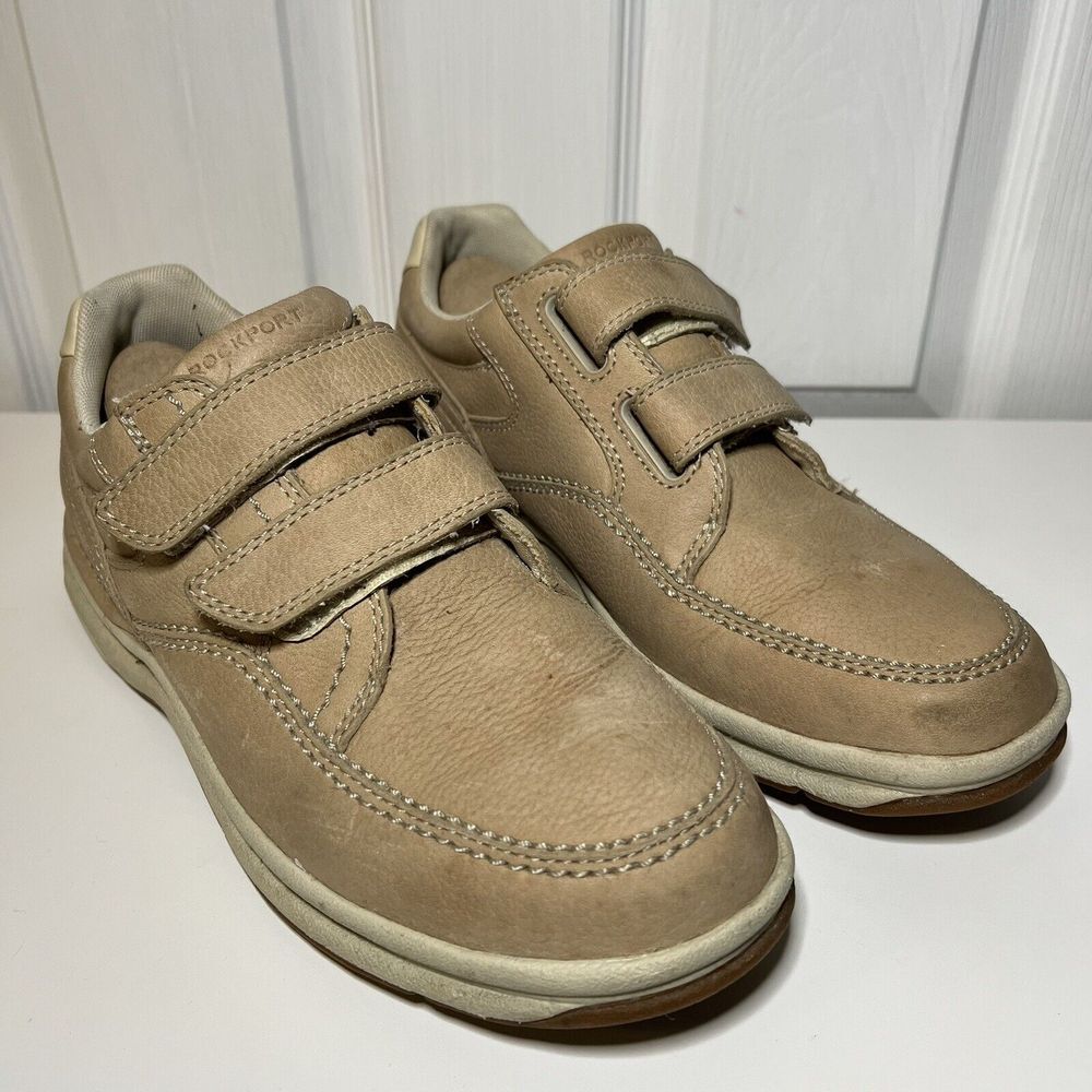 Rockport Prowalker Men's Comfort Casual Walking Shoes‎ Size 10.5 Leather Tan